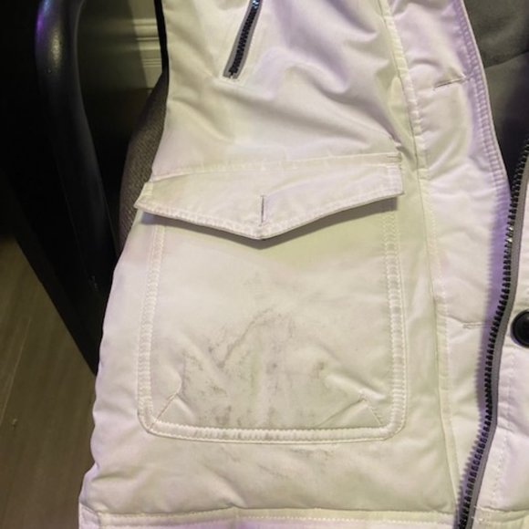 White Steve Madden Winter Coat Kids Size 10/12 - Picture 5 of 9